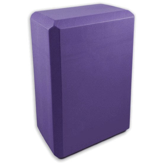 Yoga Block / 4 Foam: Purple - FrequencyRiser