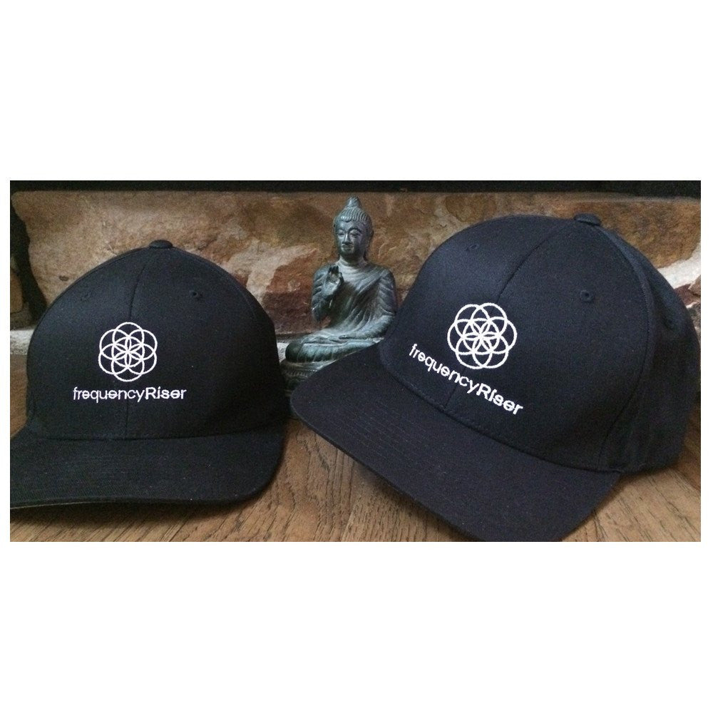 frequencyRiser Seed of Life Flexfit Hat - Black