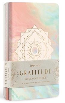 Gratitude Sewn Notebook Collection (Set of 3) - (Inner World Collection)