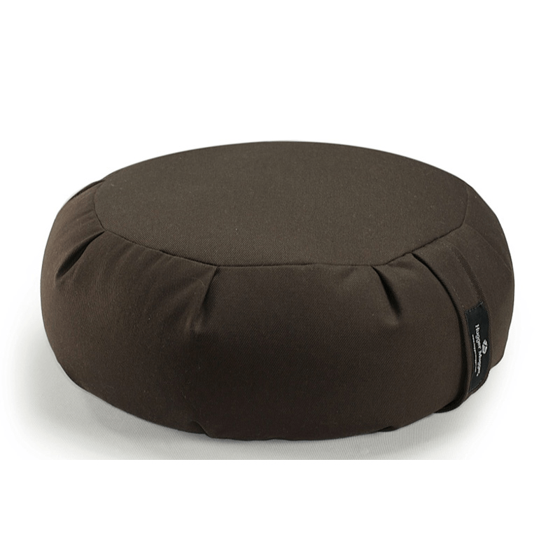 Round Zafu Meditation Cushion by Hugger Mugger - Espresso