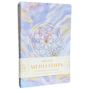 Meditation Sewn Notebook Collection (Set of 3) - (Inner World Collection)