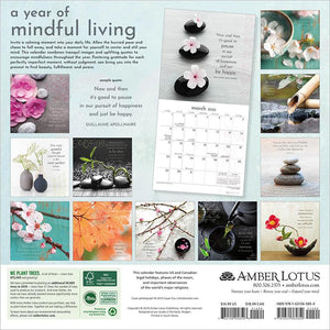 Year of Mindful Living 2020 Wall Calendar