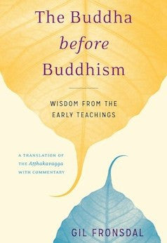 The Buddha before Buddhism: Wisdom from the Early Teachings