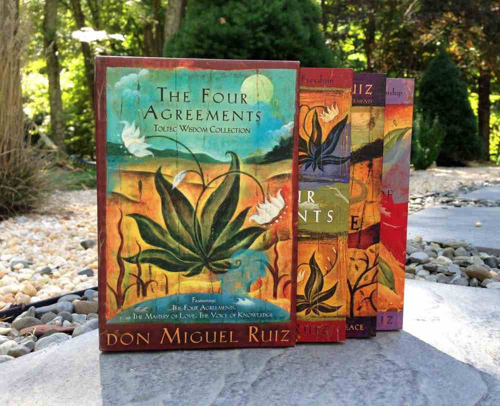 4 Commitments The Four Agreements: Toltec Wisdom Collection (3 Book Set) - FrequencyRiser