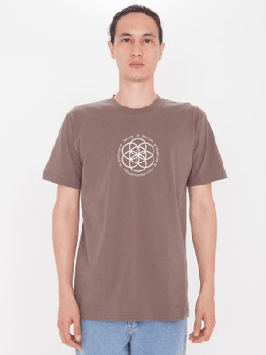 frequencyRiser Seed of Life Organic Walnut T-Shirt